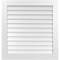 Ekena Millwork Vertical Surface Mount PVC Gable Vent: Non-Functional, w/3-1/2"W x 1"H, Standard Frame, 36"W x 38"H GVPVE36X3801SN - alternate 1